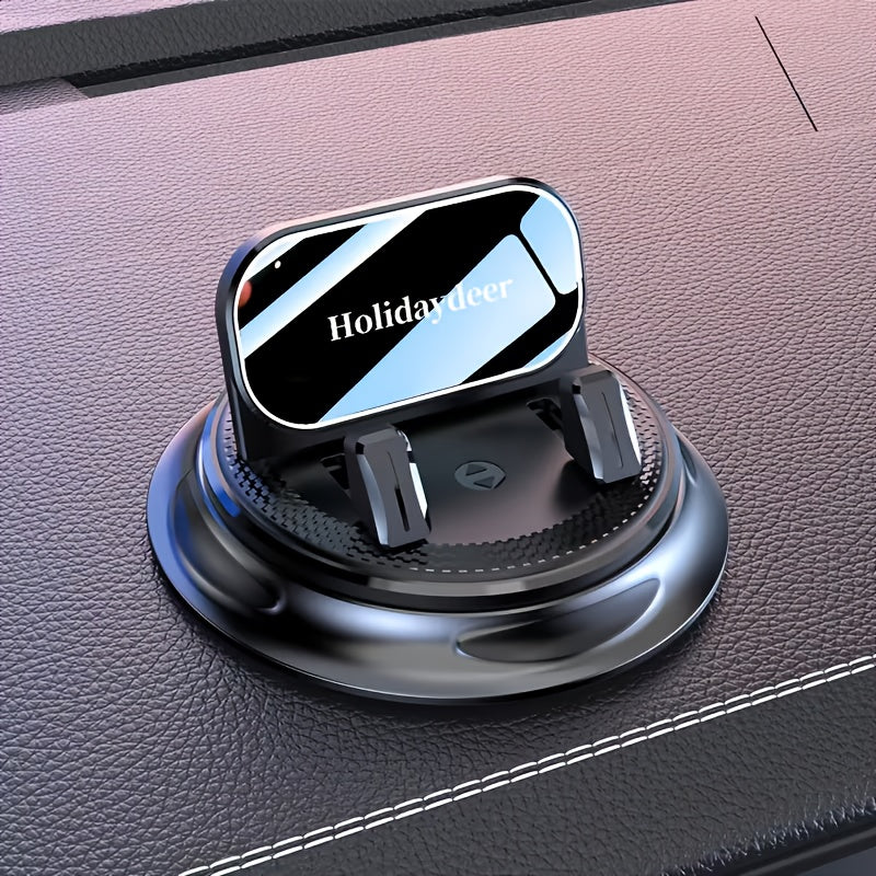 360° Rotating Dashboard Phone Holder – Universal GPS Navigation Mount for Car, Office & Home Desk Use