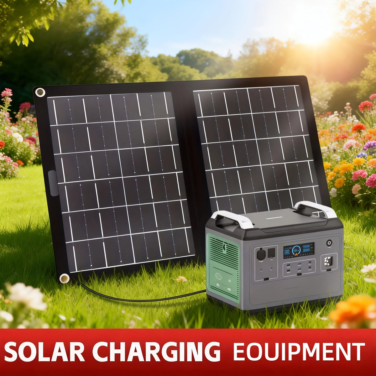 30W Portable Foldable Solar Panel Charger with USB Port | High-Efficiency Plug-and-Play Solar Charger for Phones, Tablets & Cameras – Camping, RV, Boat & Emergency