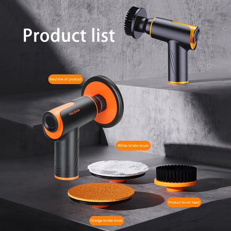 Car Polisher 100W Wireless Rechargeable, Portable Electric Waxing Machine, Scratch Repair Buffer, Multifunctional Orbital Polisher for Cars