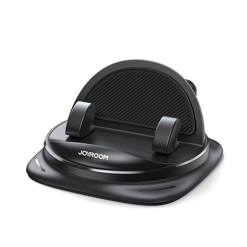 JOYROOM Dashboard Phone Mount Rotatable – Spring-Loaded Grip, Non-Slip ABS Car Holder for iPhone & All Smartphones