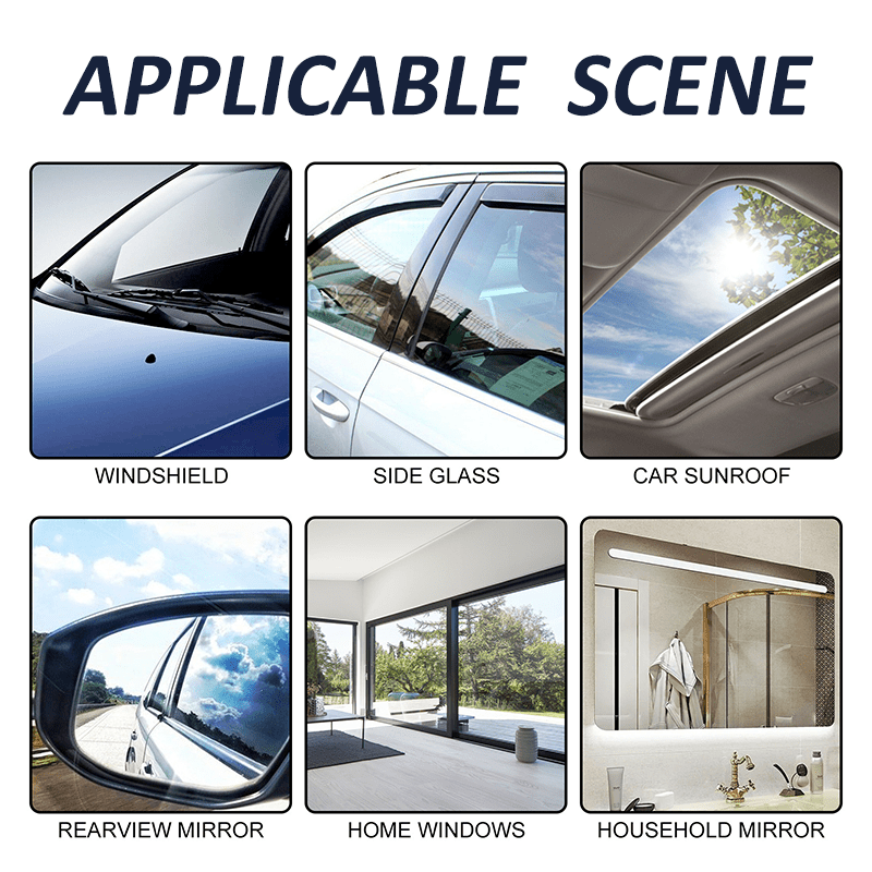 Anti-Fog Spray for Car Windshield & Helmet – Long-Lasting Defogging Agent for Glass, Mirrors & Visor, Improves Clarity | 6.76oz + Microfiber Towel