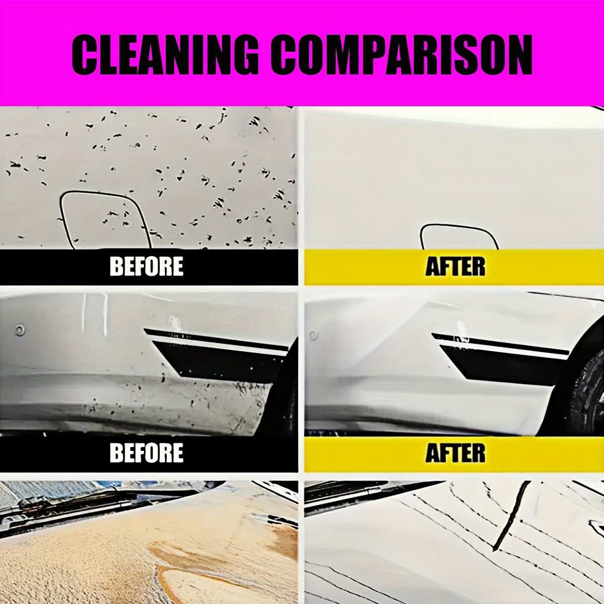 Pink Snow Foam Car Wash Soap 1L Concentrated, High-Foam Pre-Wash Shampoo pH 12 for Pressure Washer Foam Gun, Cars Trucks SUVs Motorcycles RVs
