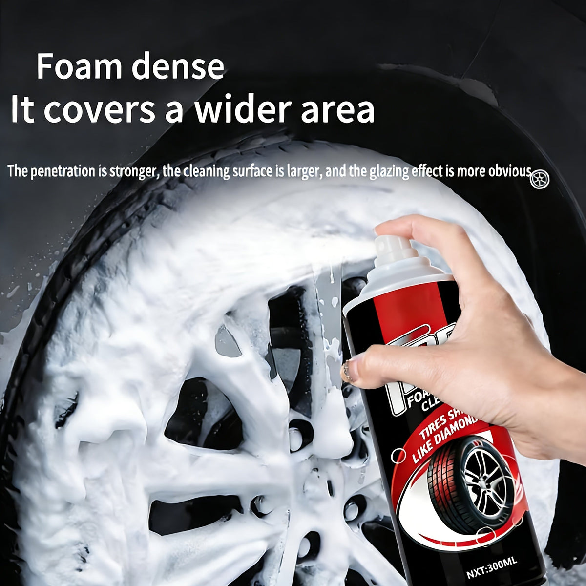 Tire Brightening Agent 10oz – Anti-Aging Coating Paste for Long-Lasting Gloss, UV Protection & Plastic Trim Restoration