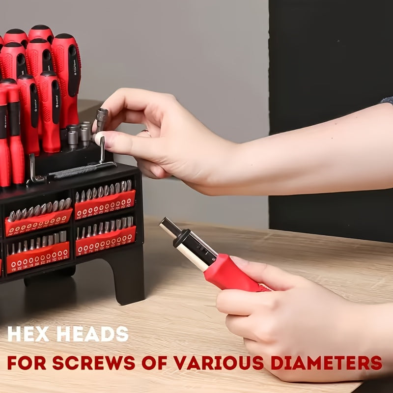 Precision Screwdriver Set 100/126/132PCS Insulated Magnetic Screwdriver Kit with Storage Rack for Electronics Auto Repair
