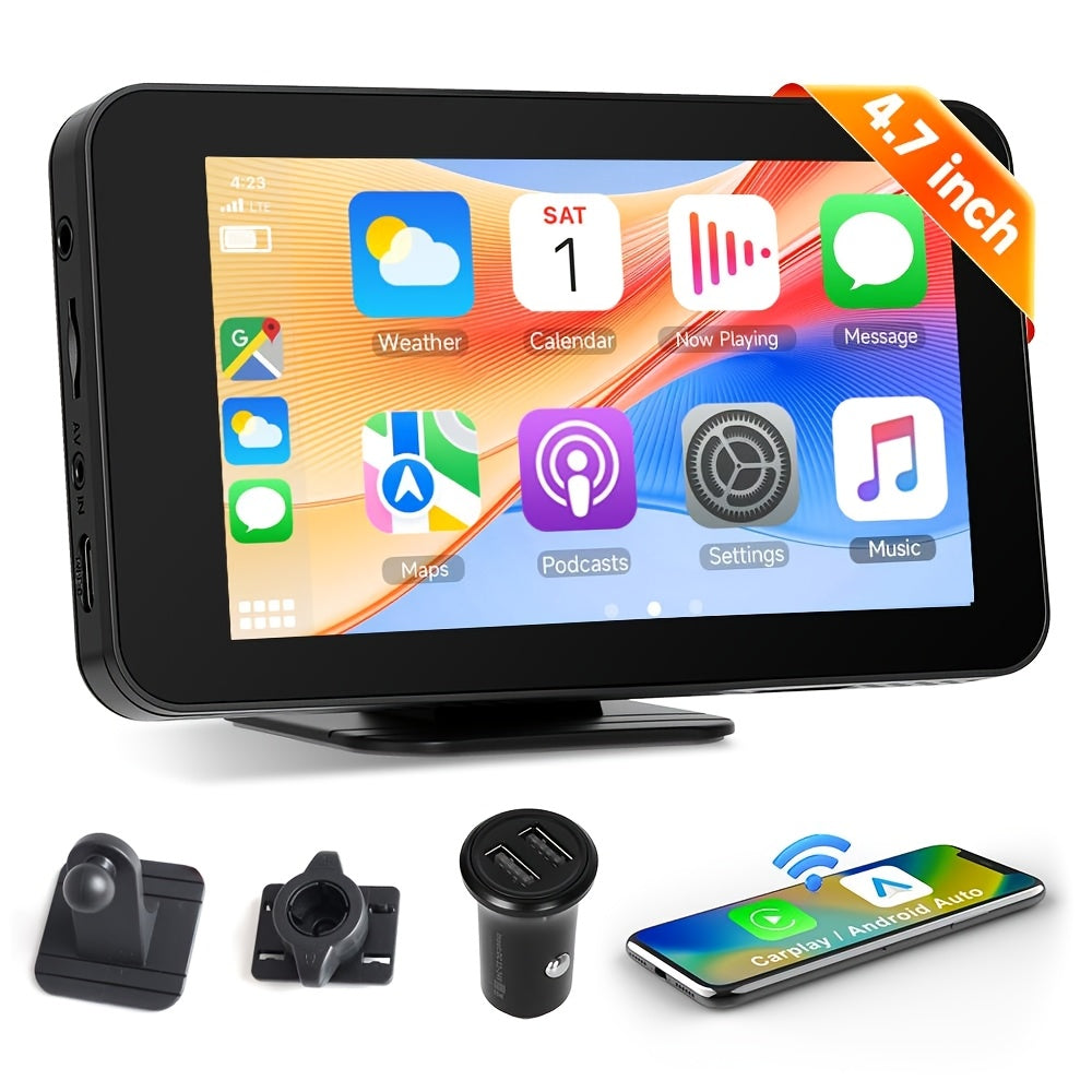 Car Stereo Touchscreen with CarPlay & Android Auto – Wireless GPS Navigation, Backup Camera, FM Radio, Mirror Link | 7", 9", 10.26" Screen Options