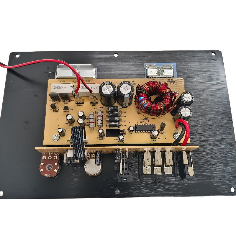 Car Subwoofer Amplifier Board 1000W Peak 600W RMS – PA-80D | 12V Mono Bass Amp for 8" 10" 12" Speakers | 0.01% THD