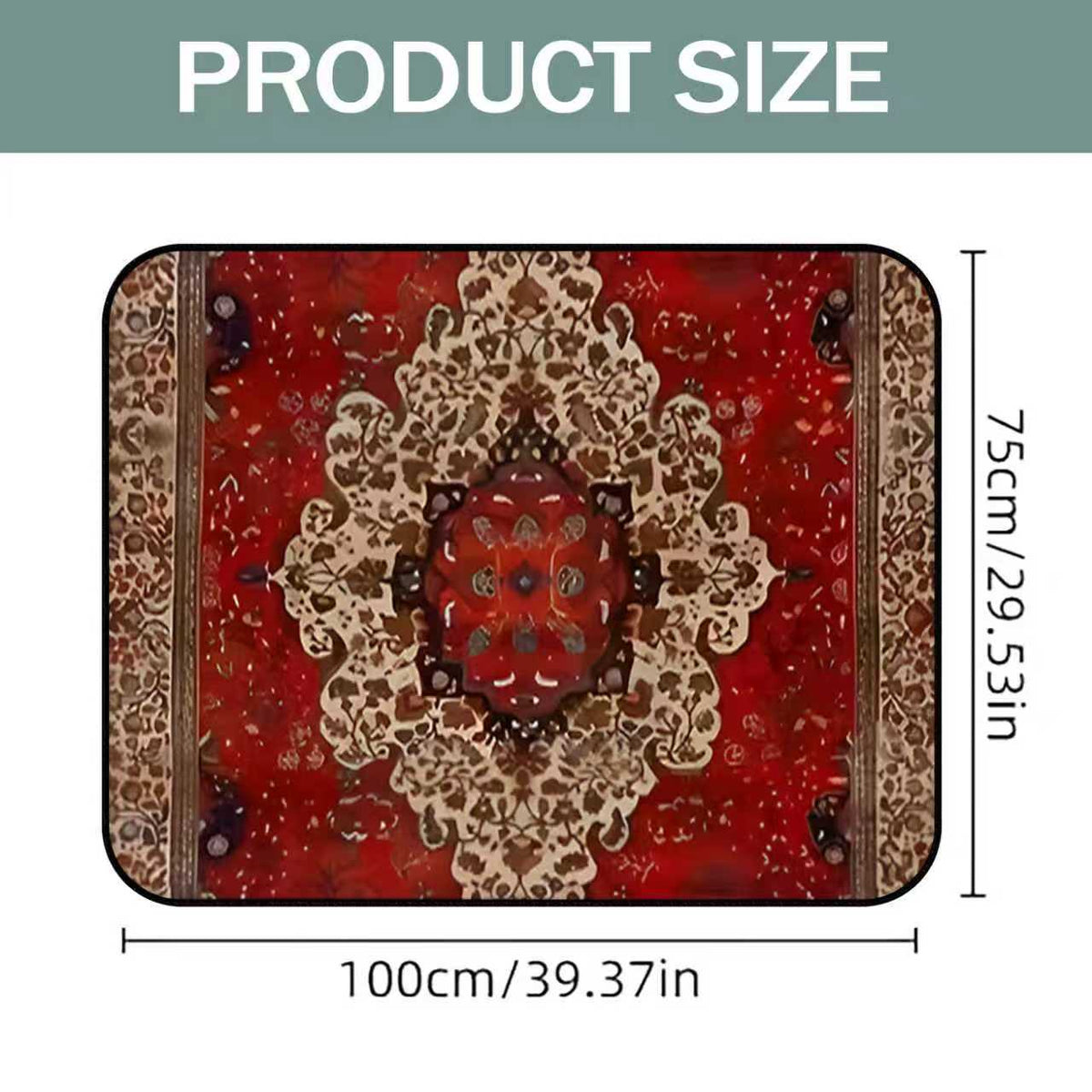 Car Trunk Mat Cargo Liner – Waterproof Non-Slip Durable Floor Mat with Distinctive Patterns, Protects Against Dirt Spills & Scratches, Universal Fit