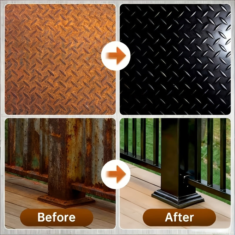 Automotive Rust Converter & Metal Treatment with Brush – Long-Lasting Rust Prevention for Chassis, Frames, Wheel Hubs & Door Frames