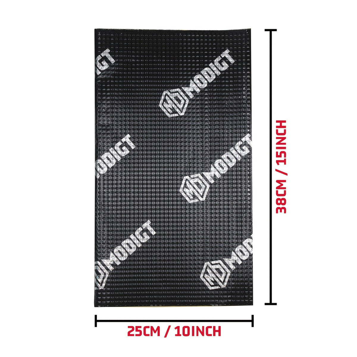 Butyl Sound Deadener Mat 10-Pack 10"x15" – Noise Insulation, Vibration Dampening & Heat Shield for Car, SUV, Truck, Van & RV