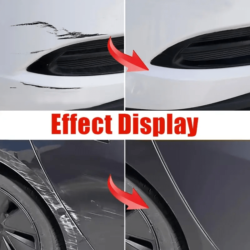 Scratch Repair Wax 7.44oz – Fast-Acting Multi-Surface Scratch Remover for Cars, Motorcycles & Furniture with Sponge Applicator