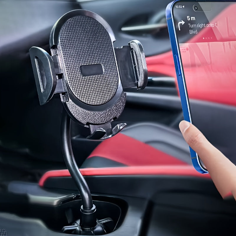 Cup Holder Phone Mount 360° Rotating – No-Shake Adjustable Expandable Base for All Smartphones, Cars & Trucks