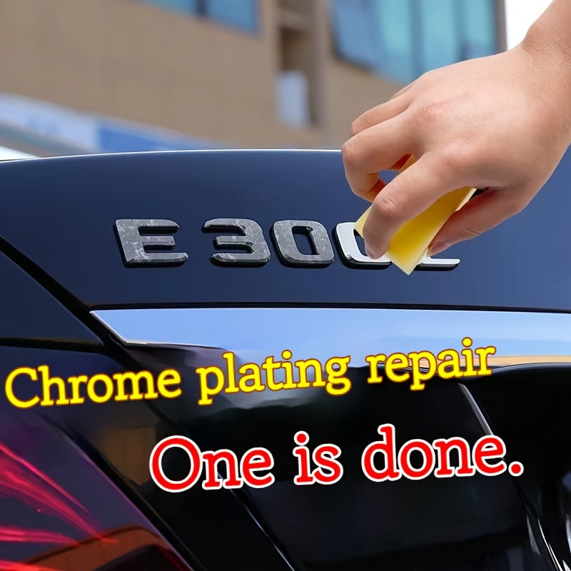 Chrome Trim Repair Paste – Car Door Handle Window Strip Logo Scratch Refurbishment Polish Kit