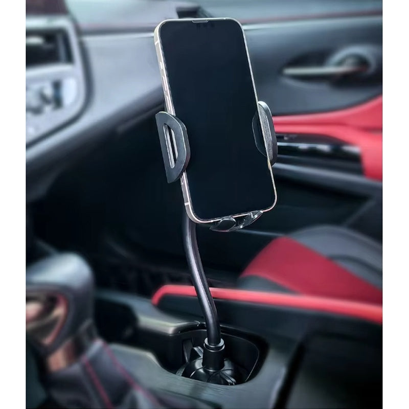 Cup Holder Phone Mount 360° Rotating – No-Shake Adjustable Expandable Base for All Smartphones, Cars & Trucks