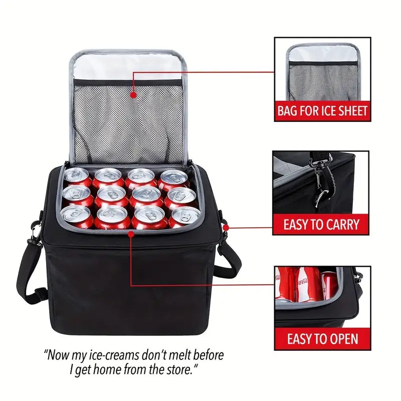 Collapsible Car Trunk Organizer with Storage Pouch Foldable Vehicle Cargo Organizer for SUVs Trucks Cars 35x14x12 inch