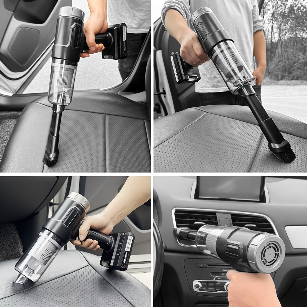 Cordless Car Vacuum Cleaner, 5KPa Handheld Wireless Dust Collector, USB Rechargeable 2000mAh, One-Click Dust Cup, for Car RV Kitchen Floor Home, Multi-Color
