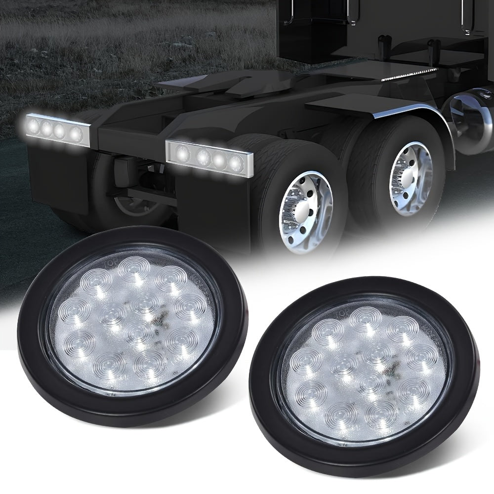 LED Magnetic Trailer Towing Light Kit – 2/5 LED Wire Lights for Trucks, RVs, Trailers, Semi Trucks 12V-24V