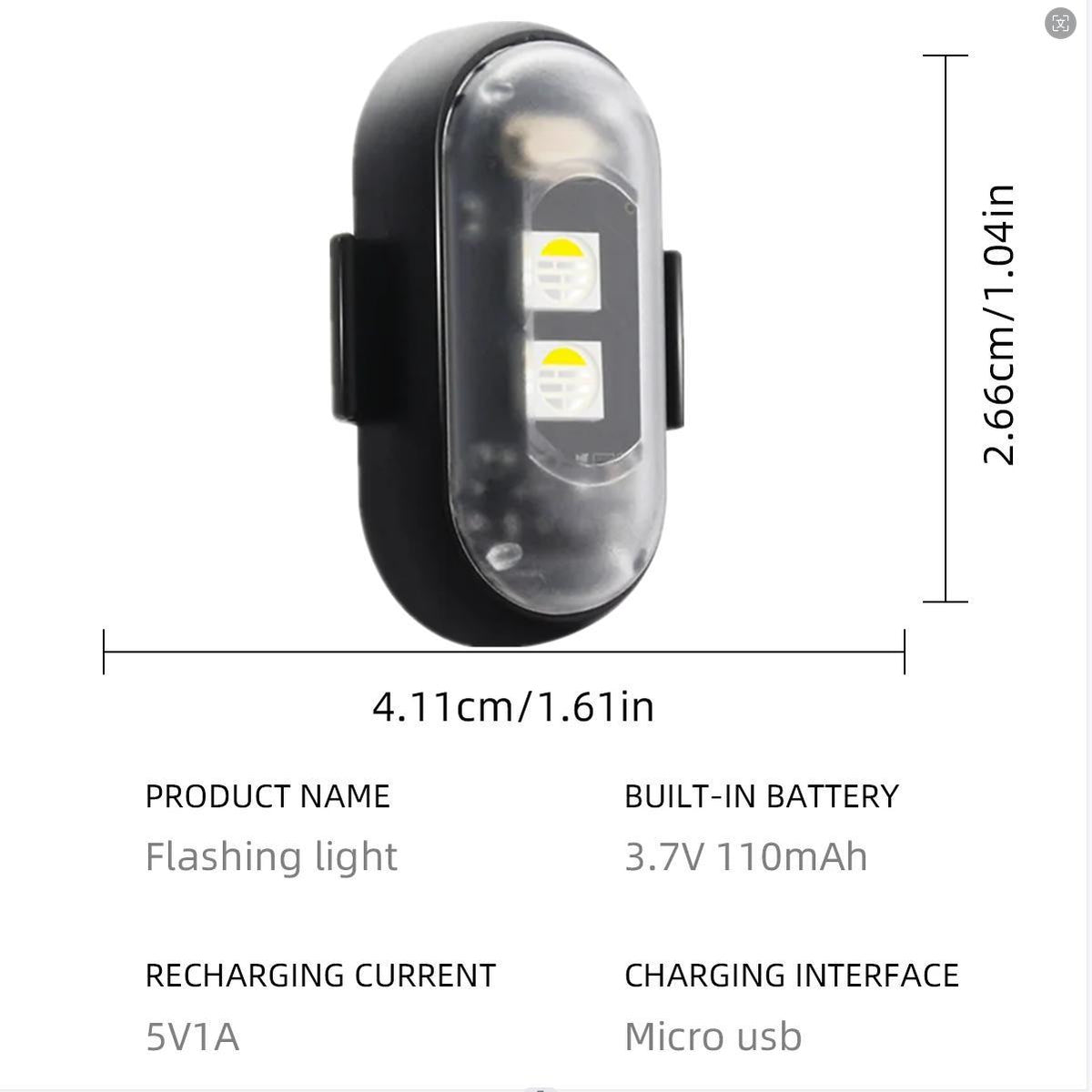 RGB LED Strobe Warning Lights for Motorcycle Drone Helicopter Airplane Aircraft Wireless Flash Position Light 3W 5V Anti-Collision
