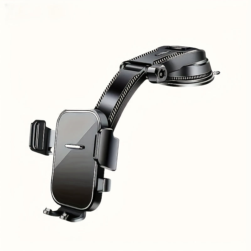 Car Phone Holder Suction Cup Mount – Universal Dashboard Stand | Adjustable Portrait & Landscape for All Smartphones