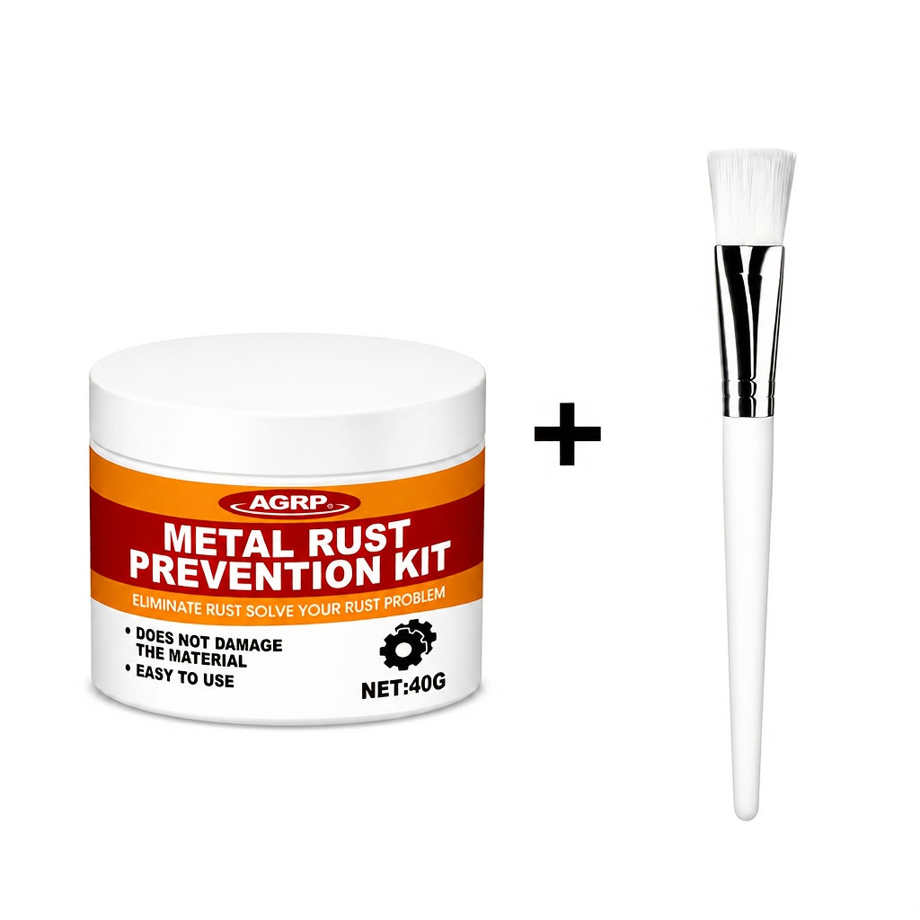 Automotive Rust Converter & Metal Treatment with Brush – Long-Lasting Rust Prevention for Chassis, Frames, Wheel Hubs & Door Frames