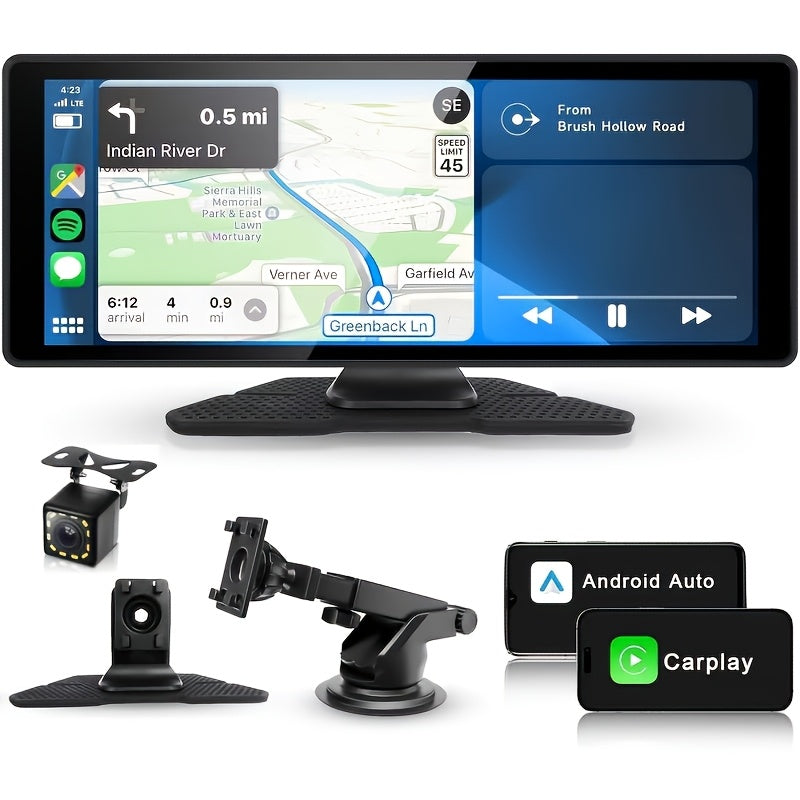 Car Stereo Touchscreen with CarPlay & Android Auto – Wireless GPS Navigation, Backup Camera, FM Radio, Mirror Link | 7", 9", 10.26" Screen Options