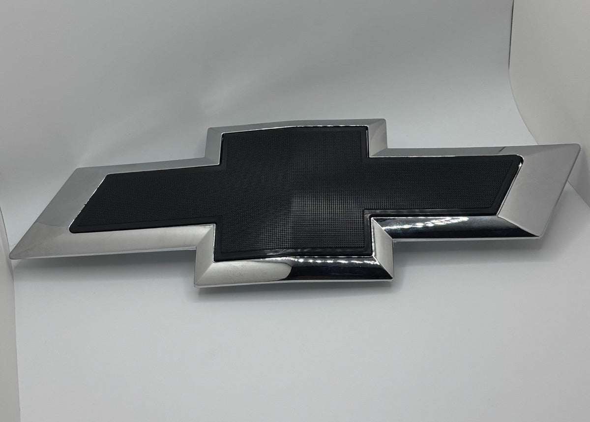 Fits Chevrolet Silverado 1500 2500HD 3500HD Front Black Bowtie Emblem 2014-2018